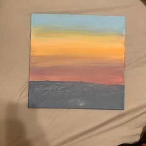 Elegant sunset painting